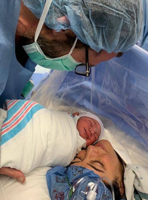 Wil Willis and Krystle Amina announcing the birth of their baby boy, Flash Orion Willis. 